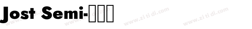 Jost Semi字体转换